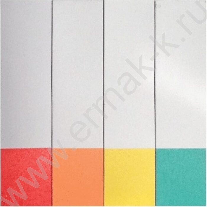 Набор самокл. этикеток-закладок 12*50мм/100л*4цв пл.блистер европодвес | Фото 2