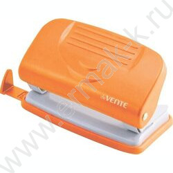 Дырокол  10л пластик Neon /линейка/ неоновый оранжевый | Фото 1