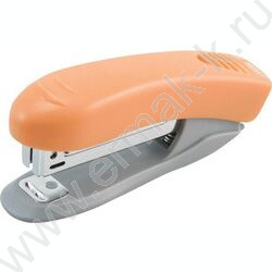 Степлер №10  10л пластик Neon неоновый оранжевый /встроен антистеплер/ | Фото 1