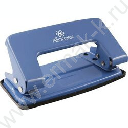 Дырокол  10л метал синий | Фото 1