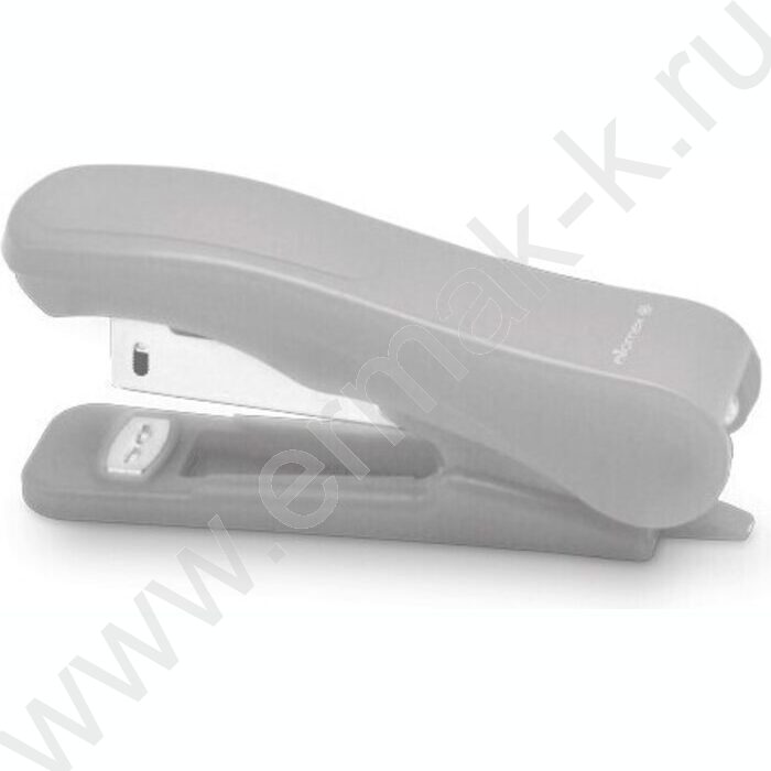 Степлер №10  18л пластик серый усиленный /встроен метал.антистеплер/ | Фото 1