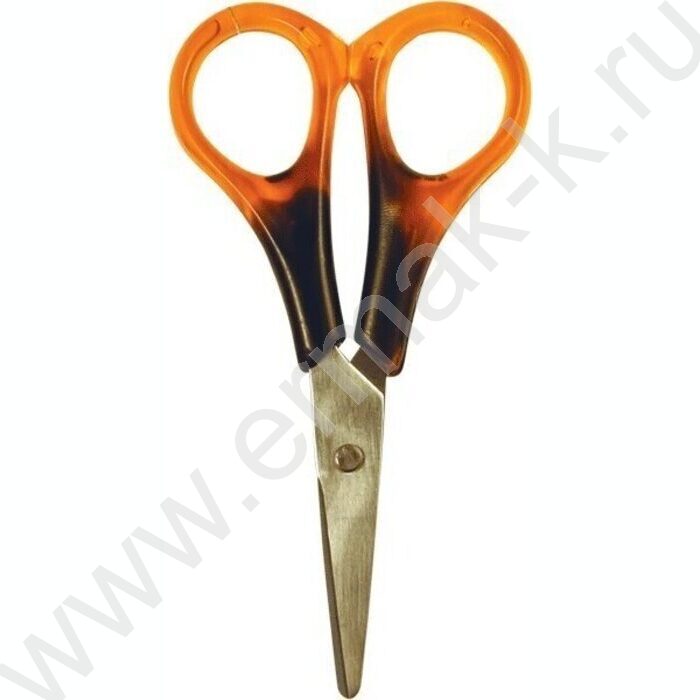 Ножницы 13см пл.янтарные кольца в ПВХ чехле | Фото 1