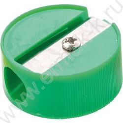 Точилка 1отв. пластик ассорти круглая  | Фото 3