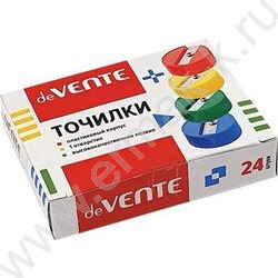 Точилка 1отв. пластик ассорти круглая  | Фото 4