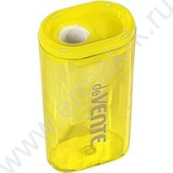 Точилка 1отв. пластик/с контейнером /ассорти прямоугольная высокая   | Фото 1