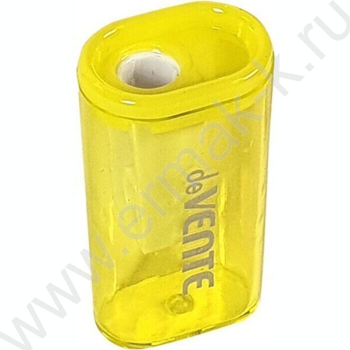 Точилка 1отв. пластик/с контейнером /ассорти прямоугольная высокая   | Фото 1