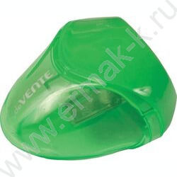 Точилка 1отв. пластик/с контейнером/ ассорти овальная в пластиковой тубе  | Фото 2