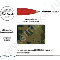 Ручка шар FunWrite.Милитари синяя 0,5мм | Фото 3