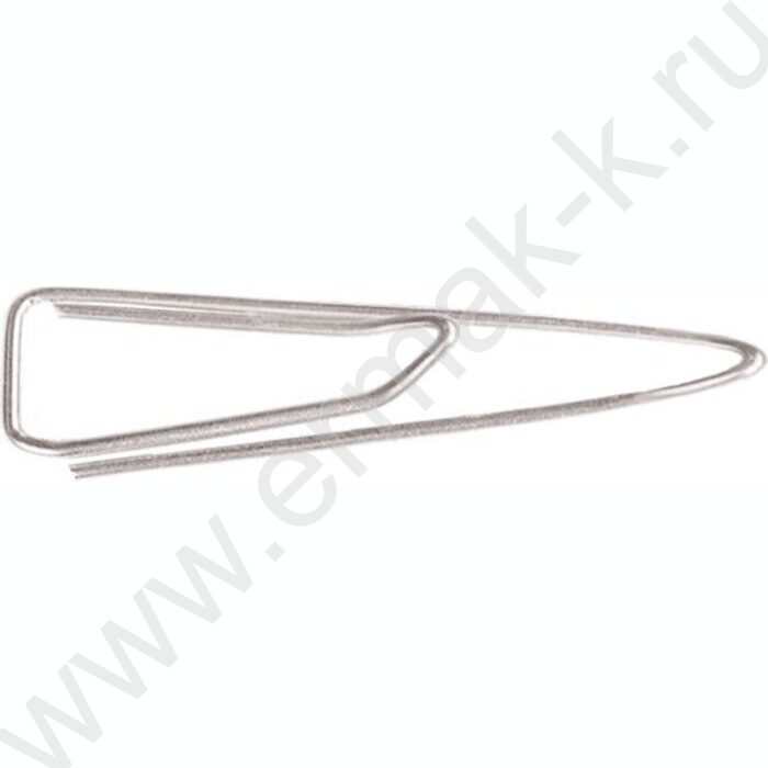 Скрепки 33мм /100шт оцинкованные треугольные с загнутым краем | Фото 2