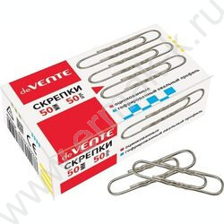 Скрепки 50мм / 50шт оцинкованные гофрированные | Фото 1