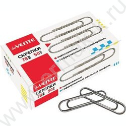 Скрепки 78мм / 50шт оцинкованные гофрированные | Фото 1