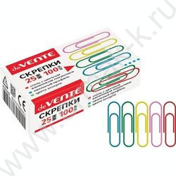 Скрепки 25мм /100шт цветные | Фото 1