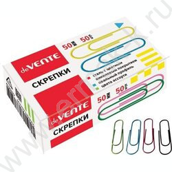 Скрепки 50мм / 50шт цветные | Фото 1