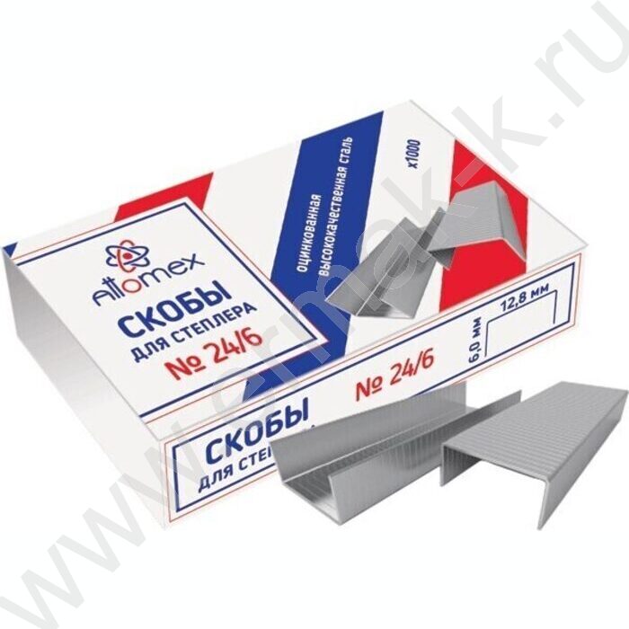 Скобы №24/6 /1000шт | Фото 1
