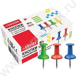 Кнопки силовые /100шт Гвоздики/9мм, цветные | Фото 1