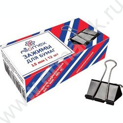 Зажим 15мм чёрный /45л | Фото 1