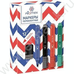 Маркер перм. /черный/ 3мм круг | Фото 2