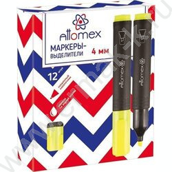 Текстовыделитель /желтый/ 4мм косой | Фото 2