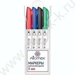 Маркер д/маркерных досок /набор  4цв/ 3мм круг | Фото 1