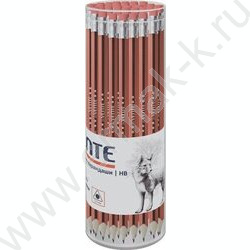 Карандаш ч/гр с ластиком HB черно-красный трёхгранный корпус,грифель D-2,2мм | Фото 2