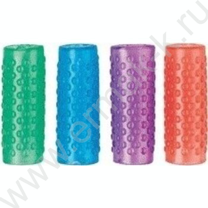 Насадка-держатель анатомическая д/карандаша, из мягкой эластичной резины, с массажными шашечками | Фото 1