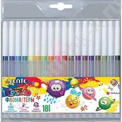 Фломастеры  18цв Cosmo невентилируемый колпачок,блистер европодвес | Фото 1