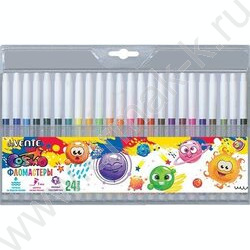 Фломастеры  24цв Cosmo невентилируемый колпачок,блистер европодвес | Фото 1