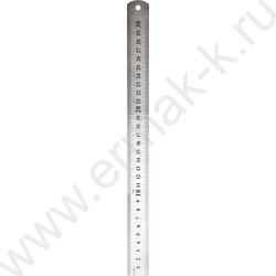 Линейка метал.  30см /0,5мм в пластиковом чехле | Фото 1