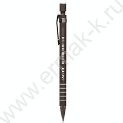 Карандаш механический 0,5мм НВ с ластиком прорез.корпус,метал.клип,ассорти корпус | Фото 1