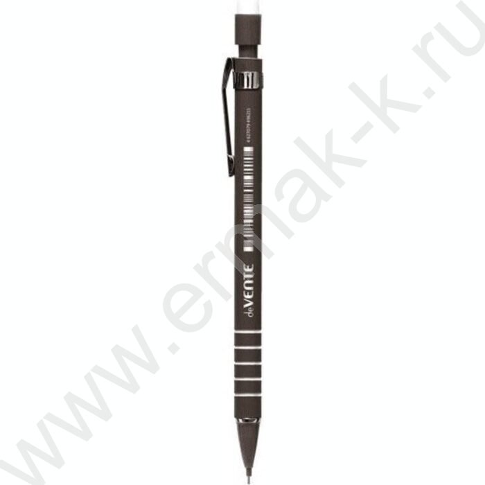 Карандаш механический 0,5мм НВ с ластиком прорез.корпус,метал.клип,ассорти корпус | Фото 1