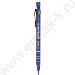 Карандаш механический 0,5мм НВ с ластиком прорез.корпус,метал.клип,ассорти корпус | Фото 2