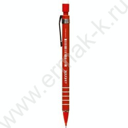 Карандаш механический 0,5мм НВ с ластиком прорез.корпус,метал.клип,ассорти корпус | Фото 3