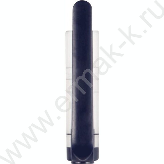 Ручка шар на масл.основе 0,7мм синяя/игла,прозр.корпус,метал.наконечник,резиновый держатель,ульт | Фото 3