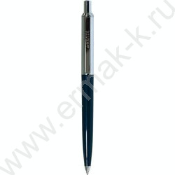 Ручка шар темно-синий корпус и хром.элементы /цвет чернил синий | Фото 1