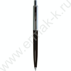 Ручка шар черный корпус и хром.элементы /цвет чернил синий | Фото 1