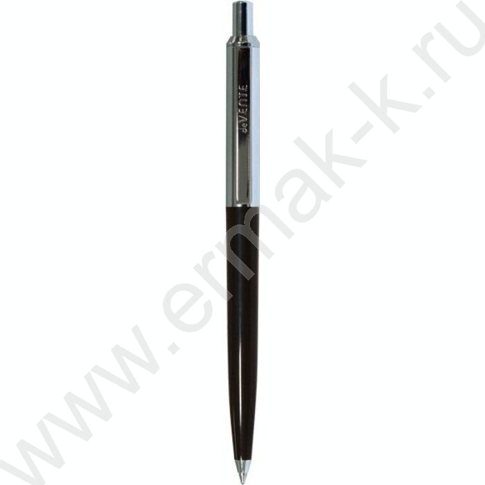 Ручка шар черный корпус и хром.элементы /цвет чернил синий | Фото 1