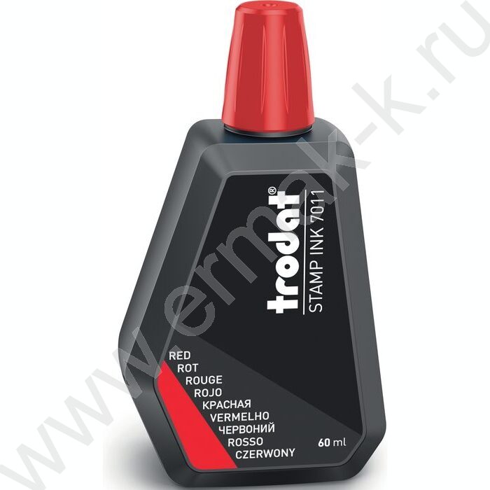 Штемпельная краска 28мл /красная | Фото 1