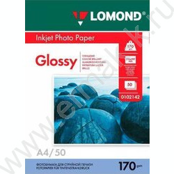 Бумага А4 "Lomond" 170г/мкв  50л глянцевая одностор. | Фото 1