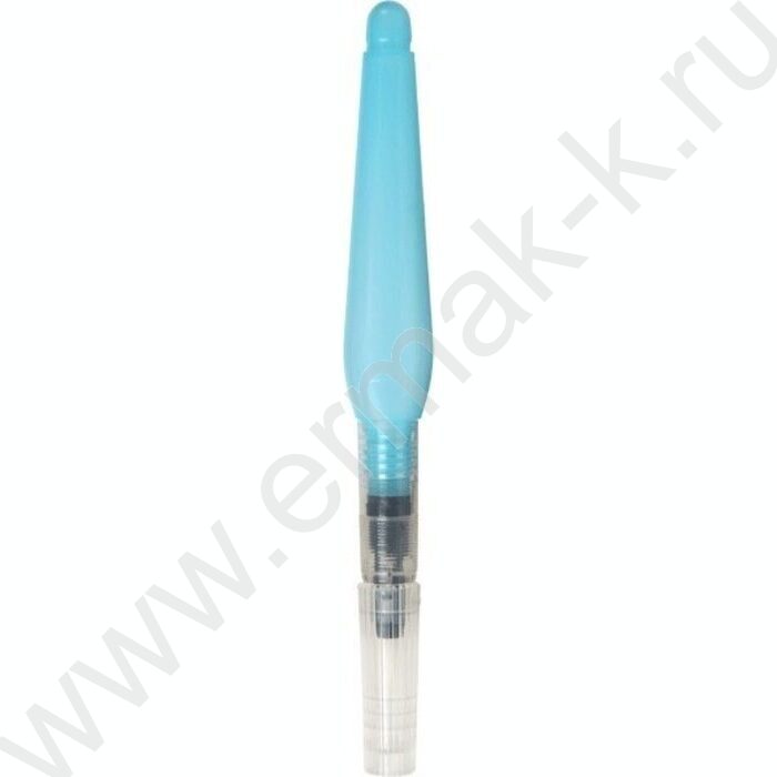 Кисть  нейлон М (средний) Water Brush с резервуаром для воды,пл.полупрозрачная блистер | Фото 1