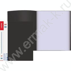 Папка  60 файлов Daily черная, сменная этикетка | Фото 2