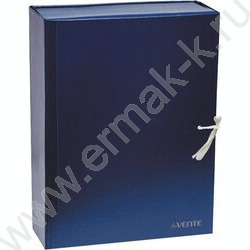 Папка архивная 120мм на завязках б/вин синий складная | Фото 1