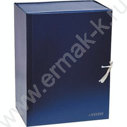 Папка архивная 200мм на завязках б/вин синий складная /4 завязки | Фото 1