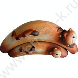 Сувенир Кошки 8см керамика /комплект 2шт | Фото 1