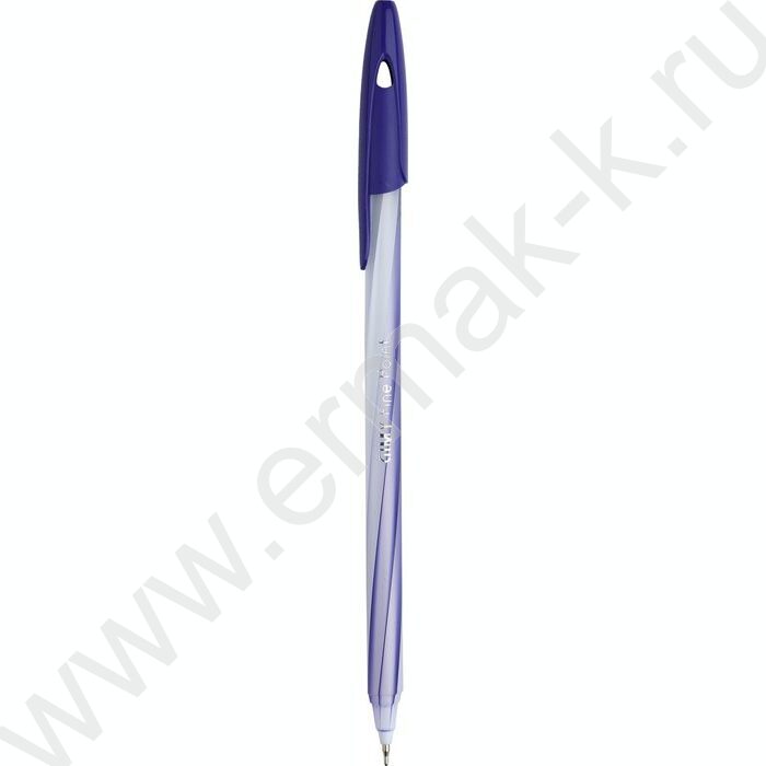 Ручка шар одноразовая 0,6мм Gimmy синяя /кругл.корп. без инд.ш/к  | Фото 1