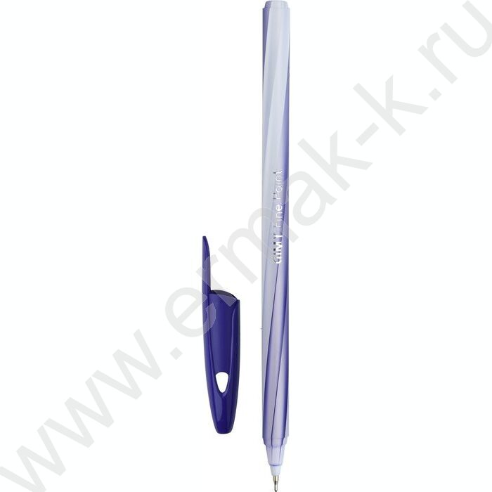 Ручка шар одноразовая 0,6мм Gimmy синяя /кругл.корп. без инд.ш/к  | Фото 2