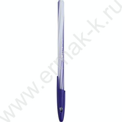 Ручка шар одноразовая 0,6мм Gimmy синяя /кругл.корп. без инд.ш/к  | Фото 3
