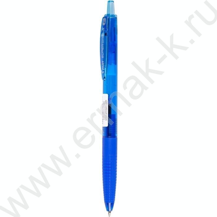Ручка шар авт Pilot Super Grip синяя 0.7мм с резин.держателем | Фото 1