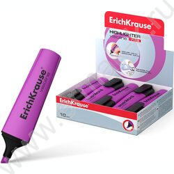 Текстовыделитель /фиолетовый/ 5,2мм косой Visioline V-12 Neon  | Фото 2