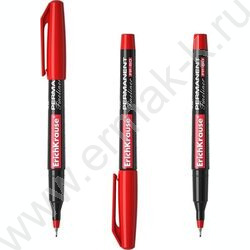 Маркер перм. линер /красный/ 0,6мм FP-50   | Фото 1
