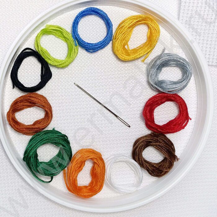 Набор д/творчества Вышивка  Ёжик (с пяльцами) | Фото 3